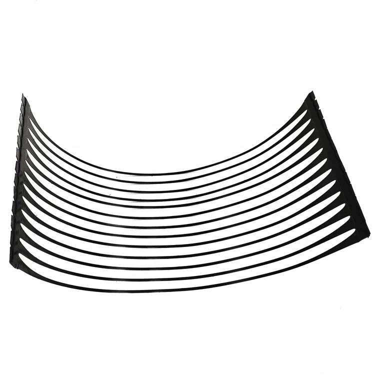 HDPE Uniaxial Plastic Geogrid Roll with PP Fiberglass Effective for Roadbed Retaining Wall Reinforcement in Earthwork Projects
