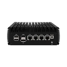 4x2.5Gbe I226V Fanless Micro Mini Computer Intel Celeron N5105  Firewall Appliance VPN Router 3x4K Mini PC For Business Home