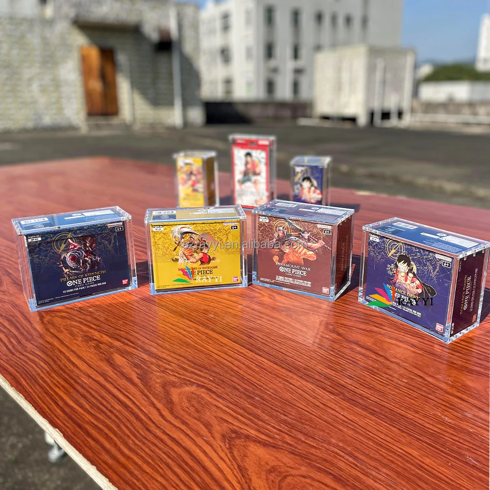 one piece card display case One Piece TCG: Devil Fruits Card Case Display (12)  Remis Arcane Exchange