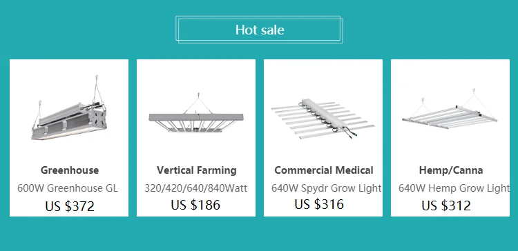 Indoor Full Spectrum 640W Spydr Farm Stock In US Veg Bloom Spider Led Grow Light for indoor plants horticulture lighting 2021