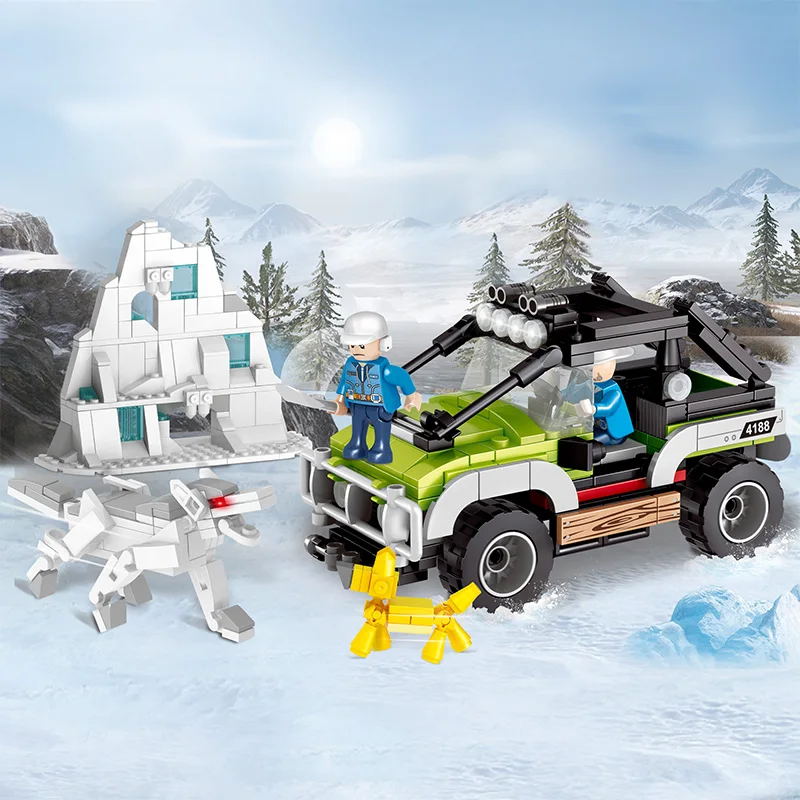 COGO 390 Pcs Hot Selling Building Block Toy Blocks Military Base City ...