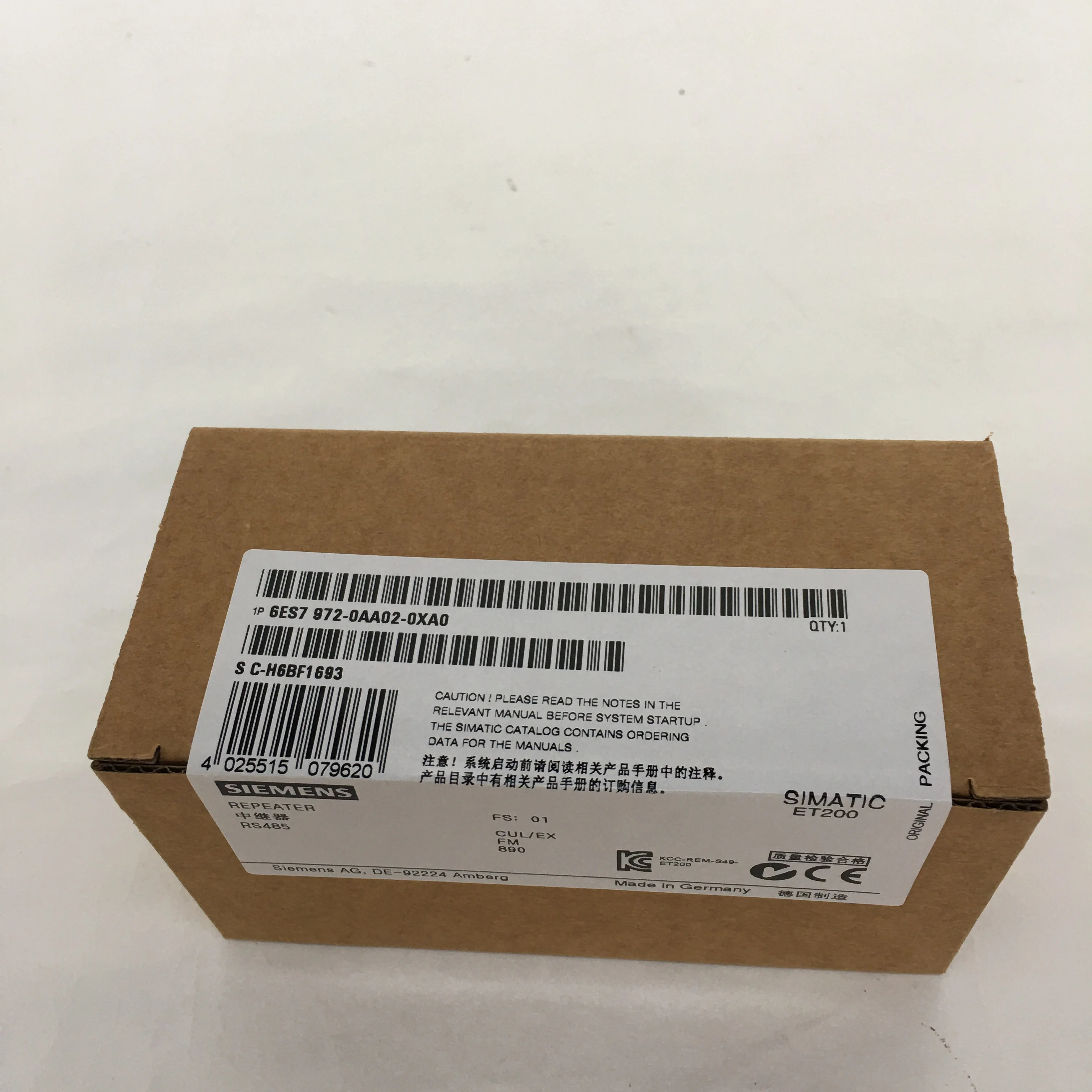 Siemens Repeater module 6ES7972-0AA02-0XA0 Siemens Repeater module 6ES7972-0AA02-0XA0