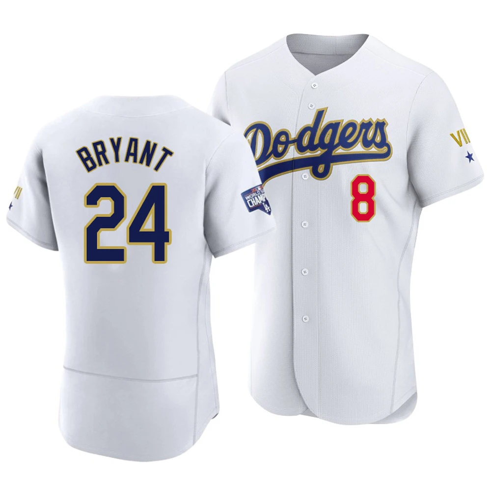 Wholesale 2021 Wholesale High Quality Los Angeles mexican-heritage night  white 24 Bryant 50 Betts 22 Kershaw 7 Urias jerseysjersey From m.