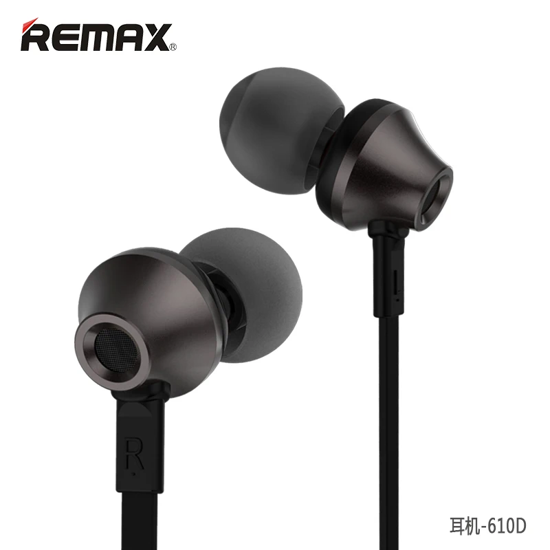 Remax RM-610D Earphones Colorful Stereo Deep Bass Wired