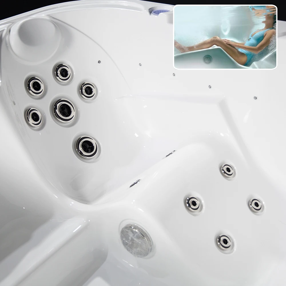 Luxury Relax Hot Tub Spa Outdoor Led 6 Person High Quality Jacuzzii