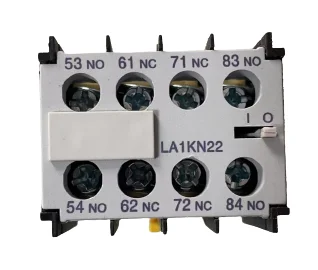 LA1KN22 2NO+2NC LA1KN11 1NO+1NC LA1KN40 4NO LA1KN31 3NO+1NC LA1KN20 2NO front mounting LC1K LP1K Auxiliary contact blocks