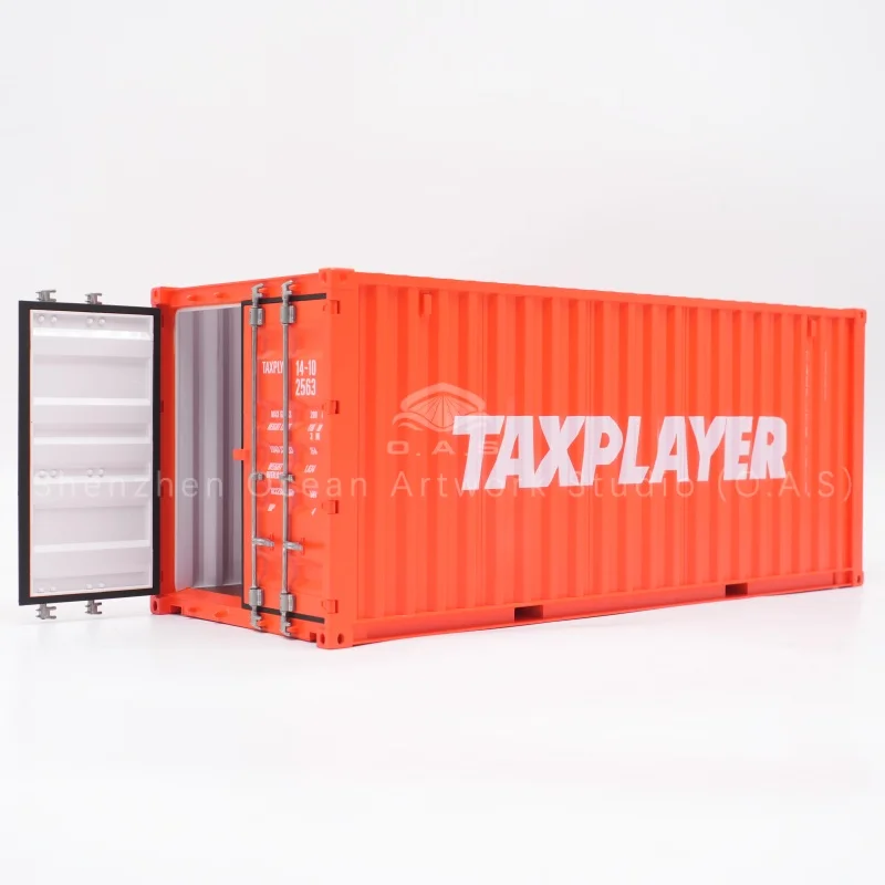 【L】O.A.S Container Model Factory Customized Scale1:20 Plastic Crafts Shipping Boxes     TAXPLAYER Container Model