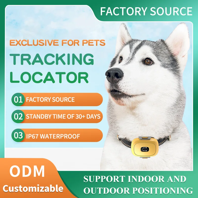 Tuya APP Pet Smart GPS Tracker Pet Movement Step Pedometer Waterproof 4g Dog Cat Activity Health GPS Tracker Collar