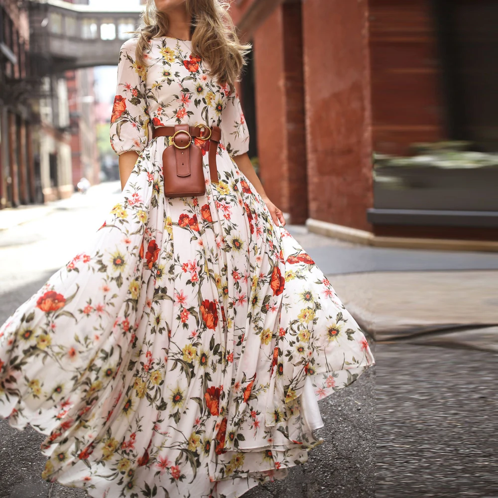 Pretty Steps 2021 New Arrivals Summer Fashion Clothing Women Casual Dress  Bohemian Floral Long Maxi Dress - Buy Women Floral Long Casual Dress,Bohemian  Floral Long Maxi Dress,2020 New Arrivals Summer Fashion Clothing