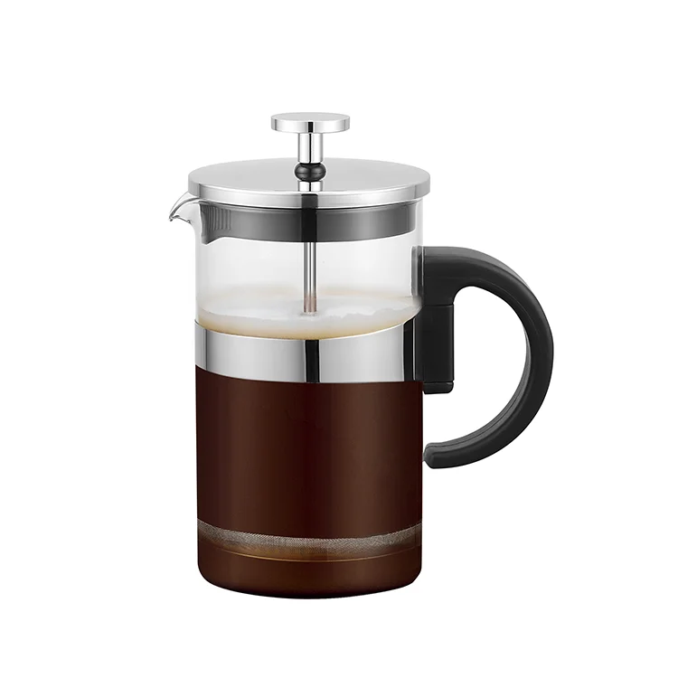 Pote De La Prensa Francesa Del Café De Cristal Barato Portátil De Pyrex Del  Logotipo Modificado Para Requisitos Particulares Ven - Buy Francés De Prensa  Para El Té Francés Prensa Café Francés