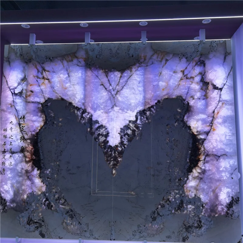 product alpinus super crystal quartzite slab price backlight exotic stone wall design-1