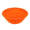Cestino per lievitazione rotondo - Pieghevole (Arancione)