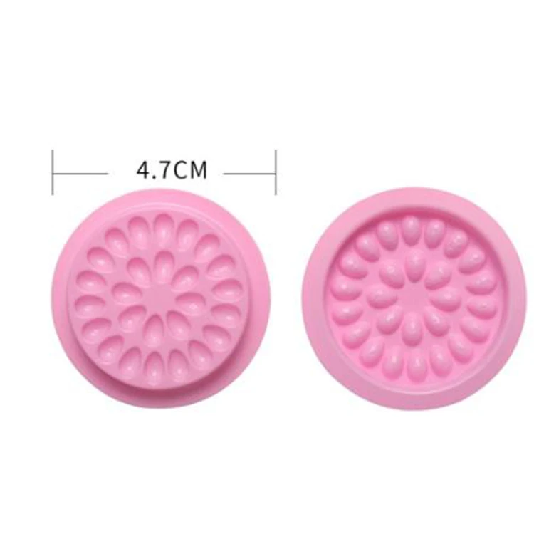 Оптовая продажа многоцветный одноразовый пластиковый поднос для клея ресниц с белой основой