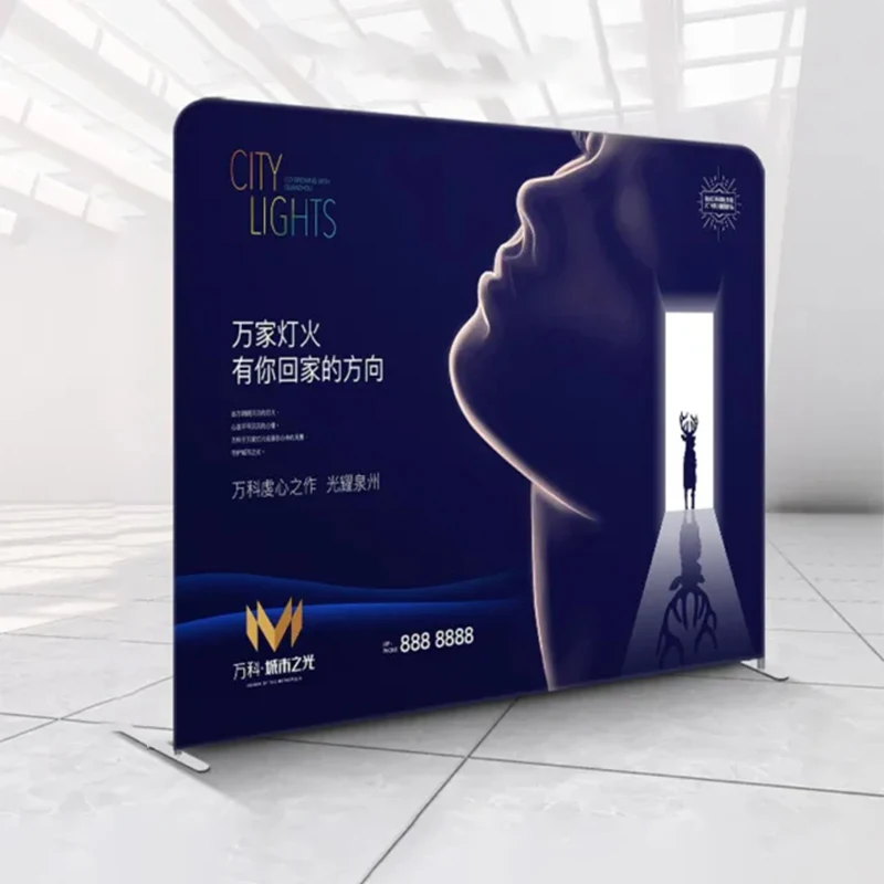 Прямой фон для вечеринки 8ftx8ft, 10 футов, портативный рекламный всплывающий фон для свадебных мероприятий, прямой фон, баннер