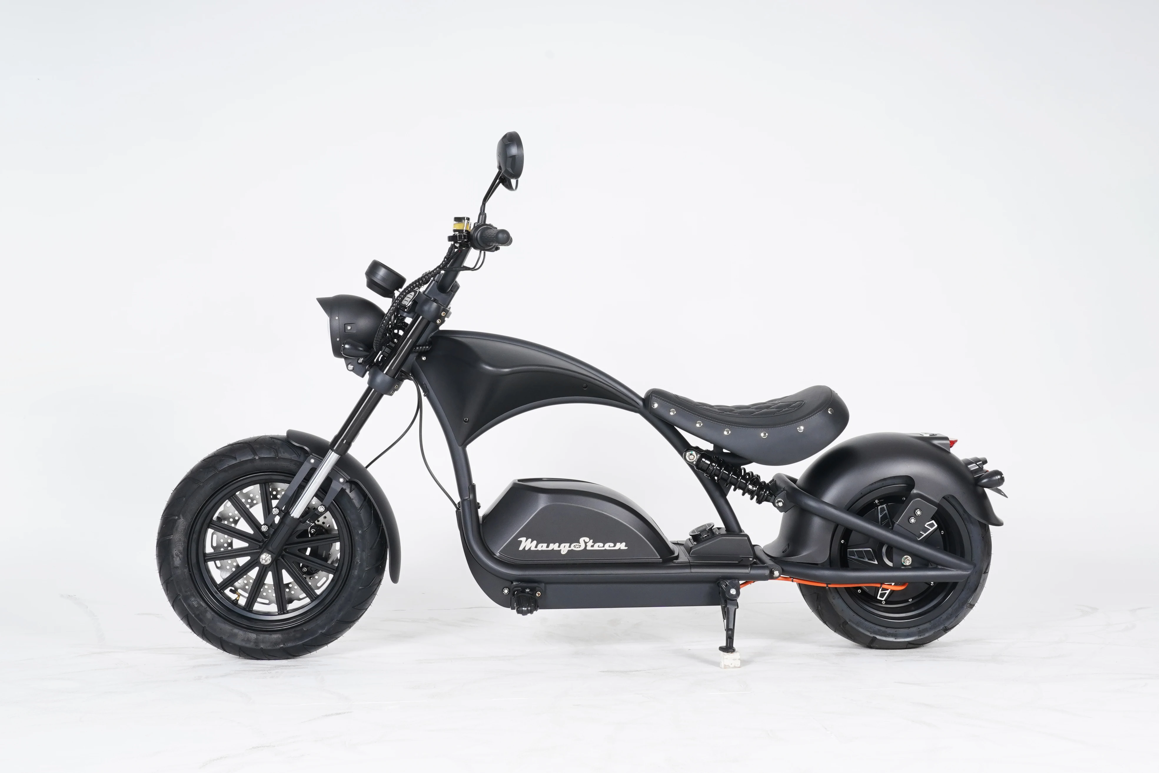 Mangosteen Electric Scooter Chopper Fat Tire Citycoco M1PS knight