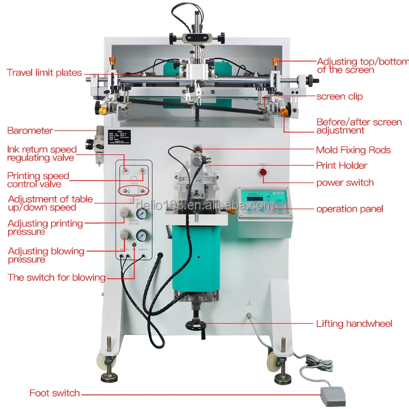 DELIOU Wholesale Simple Manual Silk Screen Printing Machine for