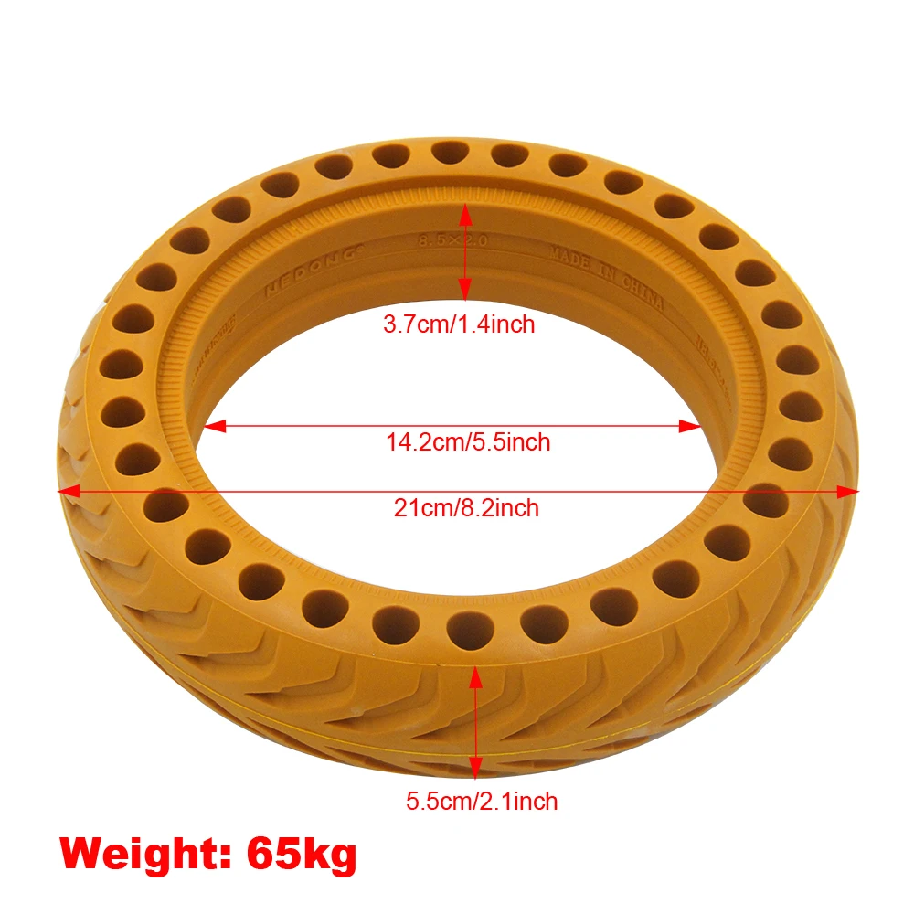 8.5x2 Solid Tire 8.5 Inch Puncture-proof Tyre Electric Scooter Tires for Xiaomi Mijia M365/ Pro Trottinette Électrique Patinet