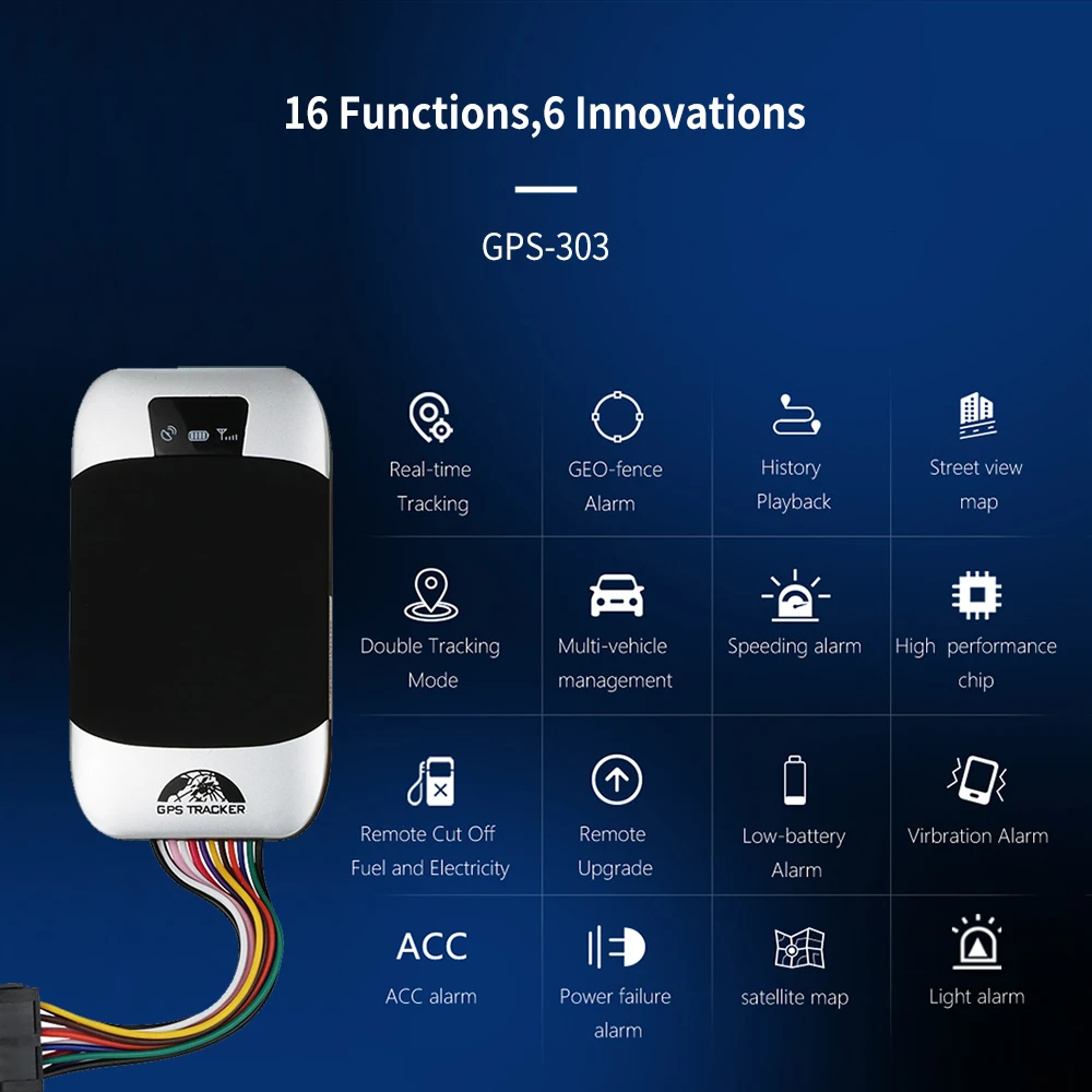 Gps tracker Hidden COBAN BAANOOL Engine Stop Cut off Fuel Tk 303F