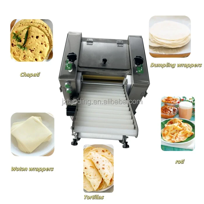 Commercial Dumpling Wrapper Machine Automatic Roti Maker Manual Chapati Pressing Machine Small Tortilla Making Machine Maker