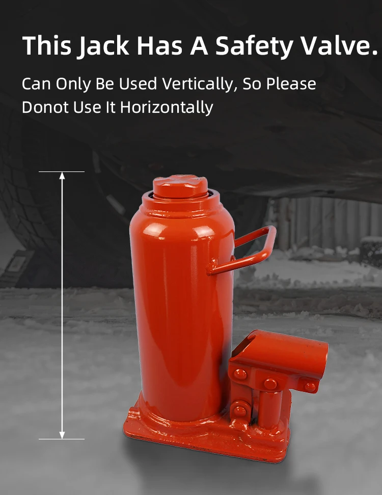 Hpd4i Masada Bottle Jack Hydraulic Capacity 4t Gross Mass 4.4kg Extension Screw 30mm Hydraulic