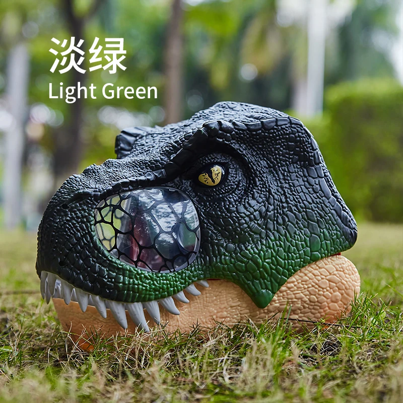 Huiye恐竜マスク口が低呼吸音で開く恐竜のおもちゃ楽しい鋭い歯