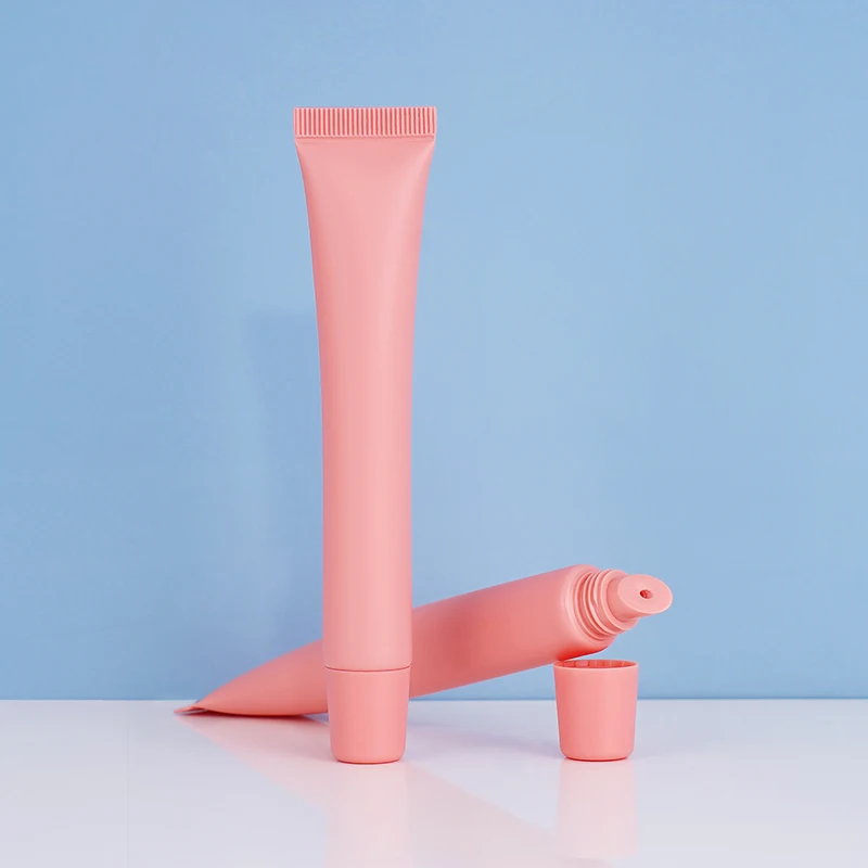 2 Color 15ml Offset Printing Cosmetic Plastic Packaging Squeeze Tube Lip Gloss Skincare Container Cream Packaging Tube