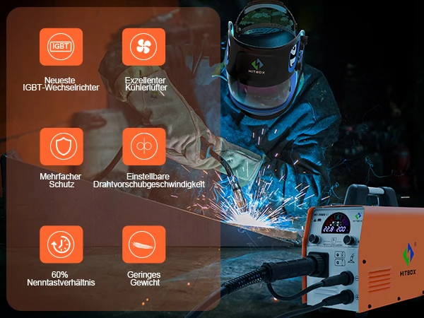 HITBOX MT2000 II MIG Welder - Versatile and Efficient