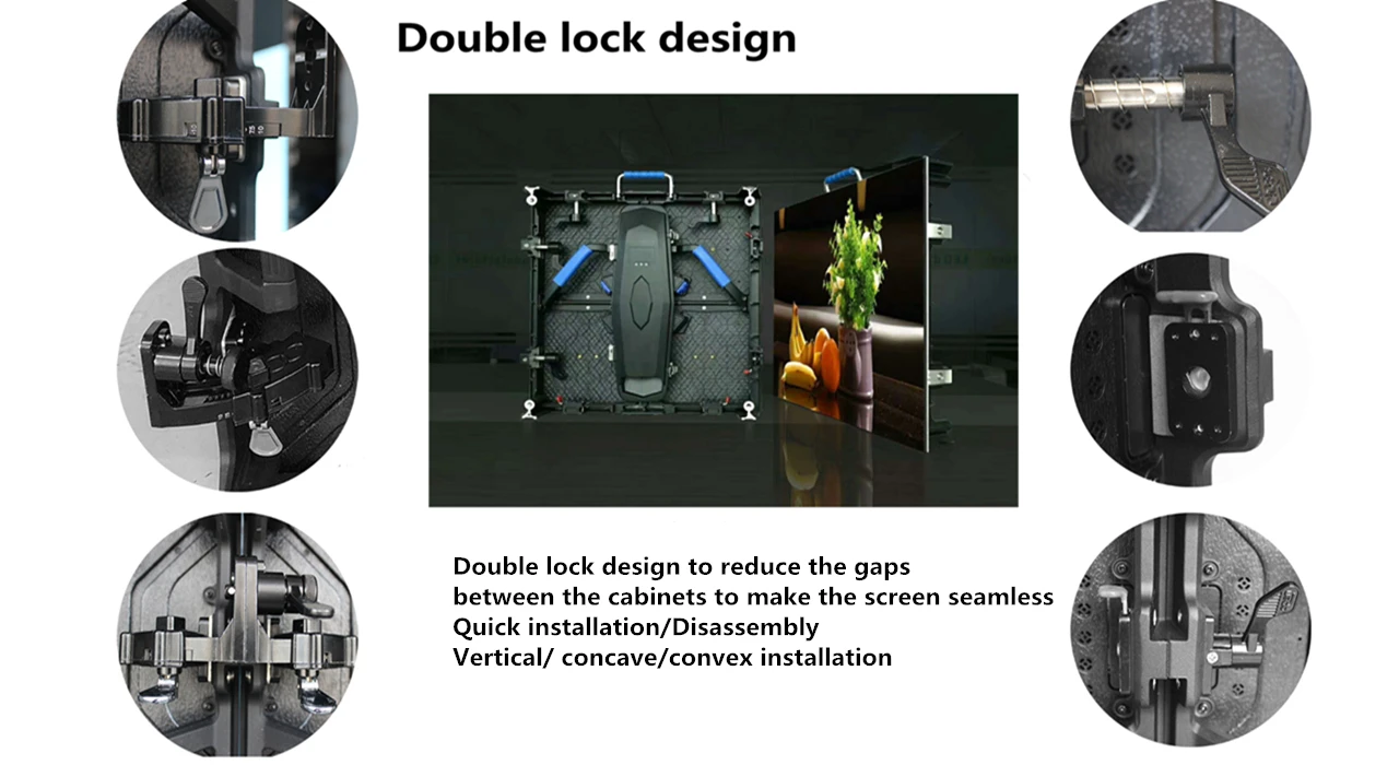 Ol Series P2.9 Complete P2.9 Outdoor Indoor 500x500 Led Die Casting