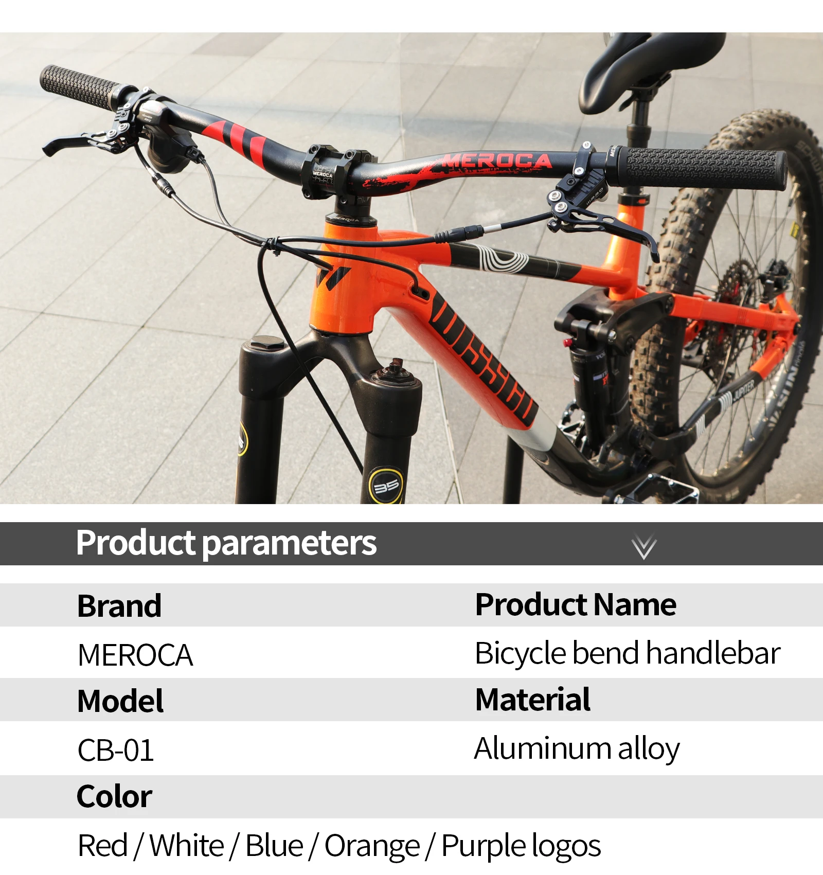 Aluminum Alloy Mountain Bike Handlebar with Swallow Handle 31.8*780mm/720mm Lifting Speed Cross-Country Mtb Handle Bar