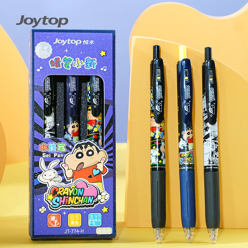 Pen☆chan Joytop Crayon Shinchan Gel Pen Set - Cute & Smooth Writing