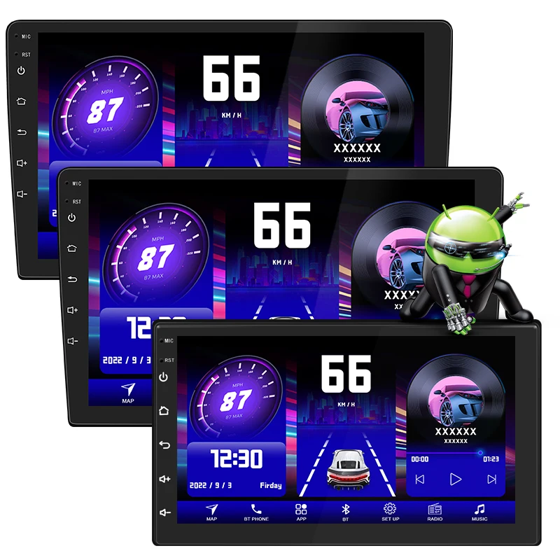 30% Off Universal 2 Din 7 Inch Android Car Audio Dsp Processor Fm Stereo Gps Navigation Car Radio with Reverse Camera