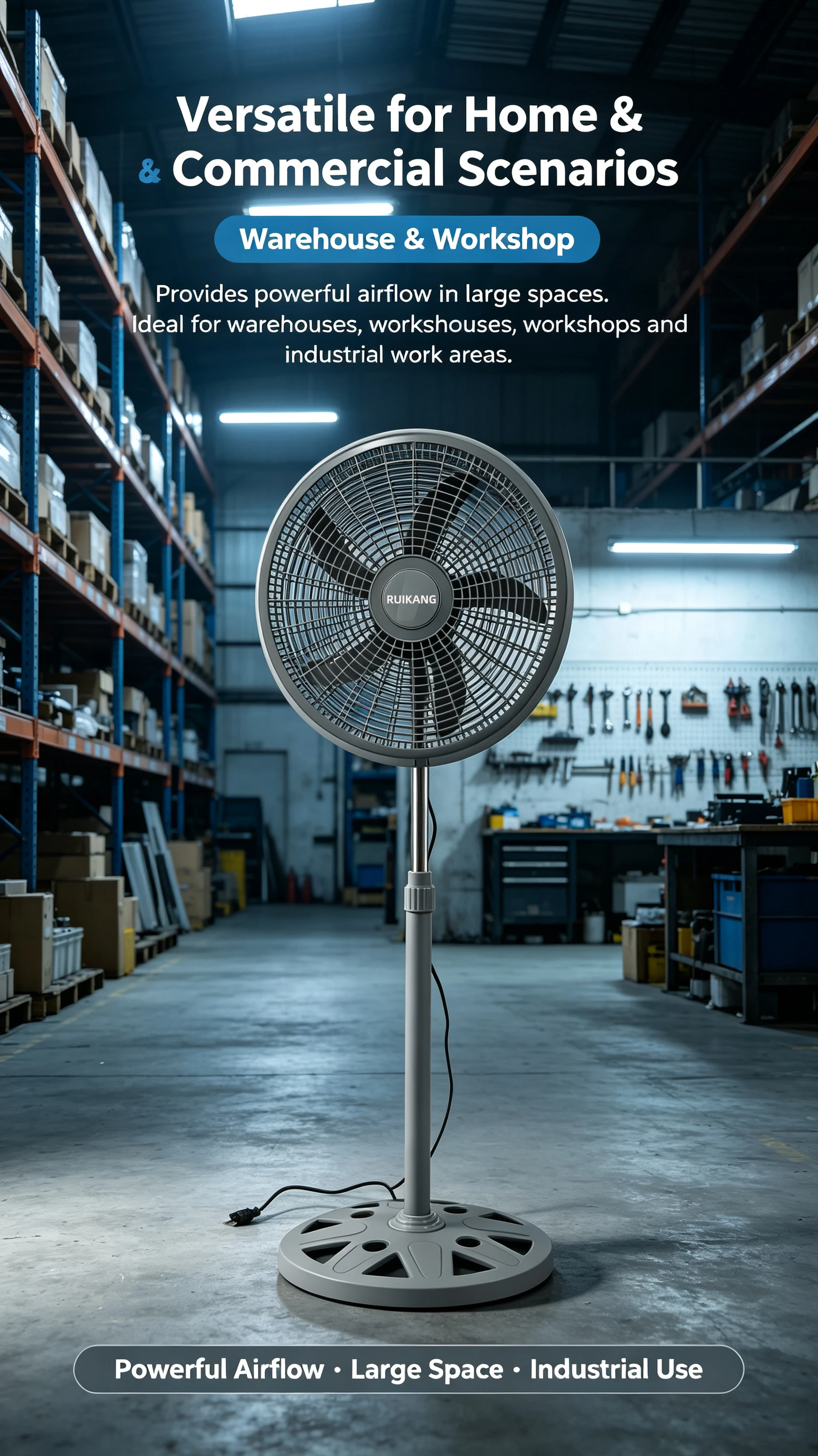 Pedestal Fan, 220V 50HZ 55W - detail 10