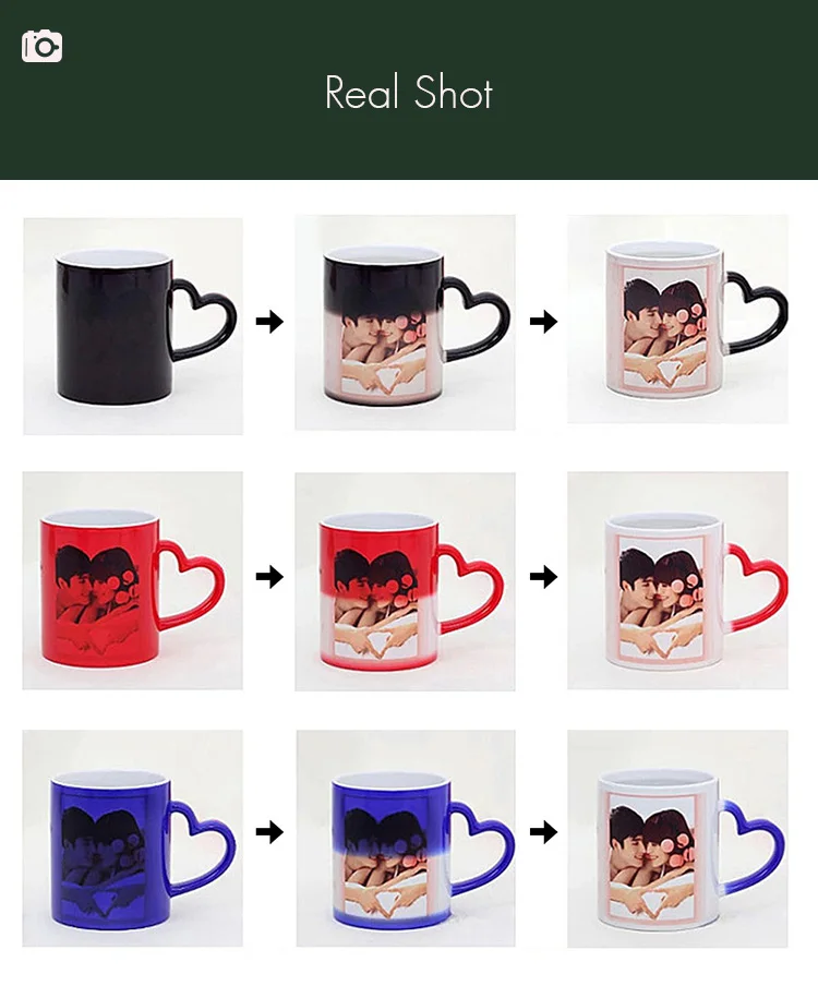 Wholesale custom logo 11oz white sublimation coffee cup sublimation blank ceramic mugs