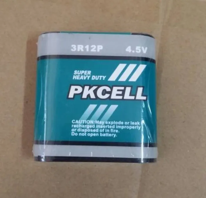 Pkcell Super Heavy Duty 3r12p 3r12 4.5v Zinc Carbon Battery In Stock ...