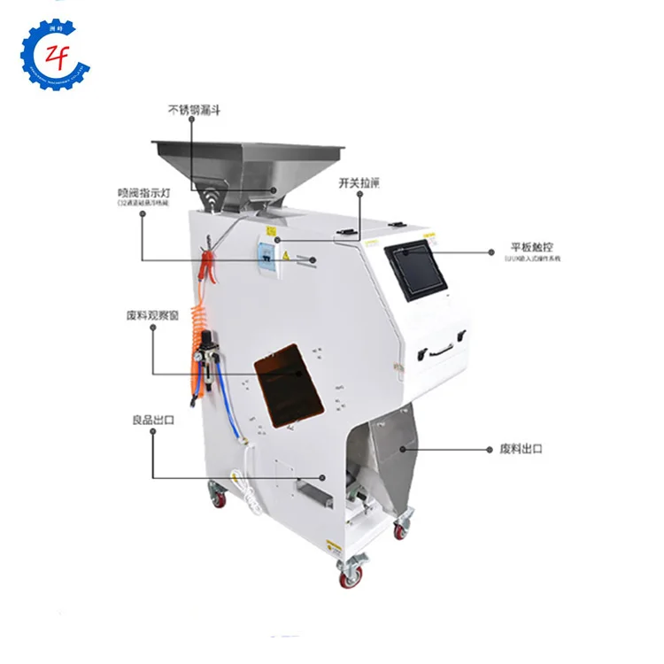 Raisin Plastic Bean Color Sorting Machine