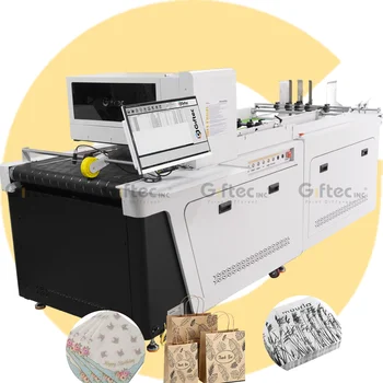 パソコン プリンター Giftecナプキン印刷機A3ヘッドシングルパス包装プリンターCMYK 4色パン