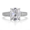 10K solid gold lab diamond ring