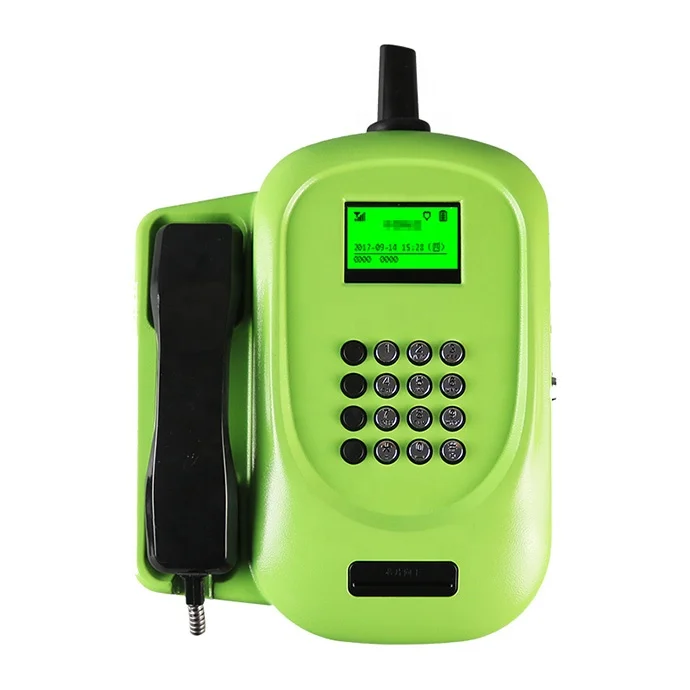 2G/3G/4G Swipe/Insert RFID Card Charging Telephone with SIM Card Smart Platform for School Prison Public Outdoor Payphone