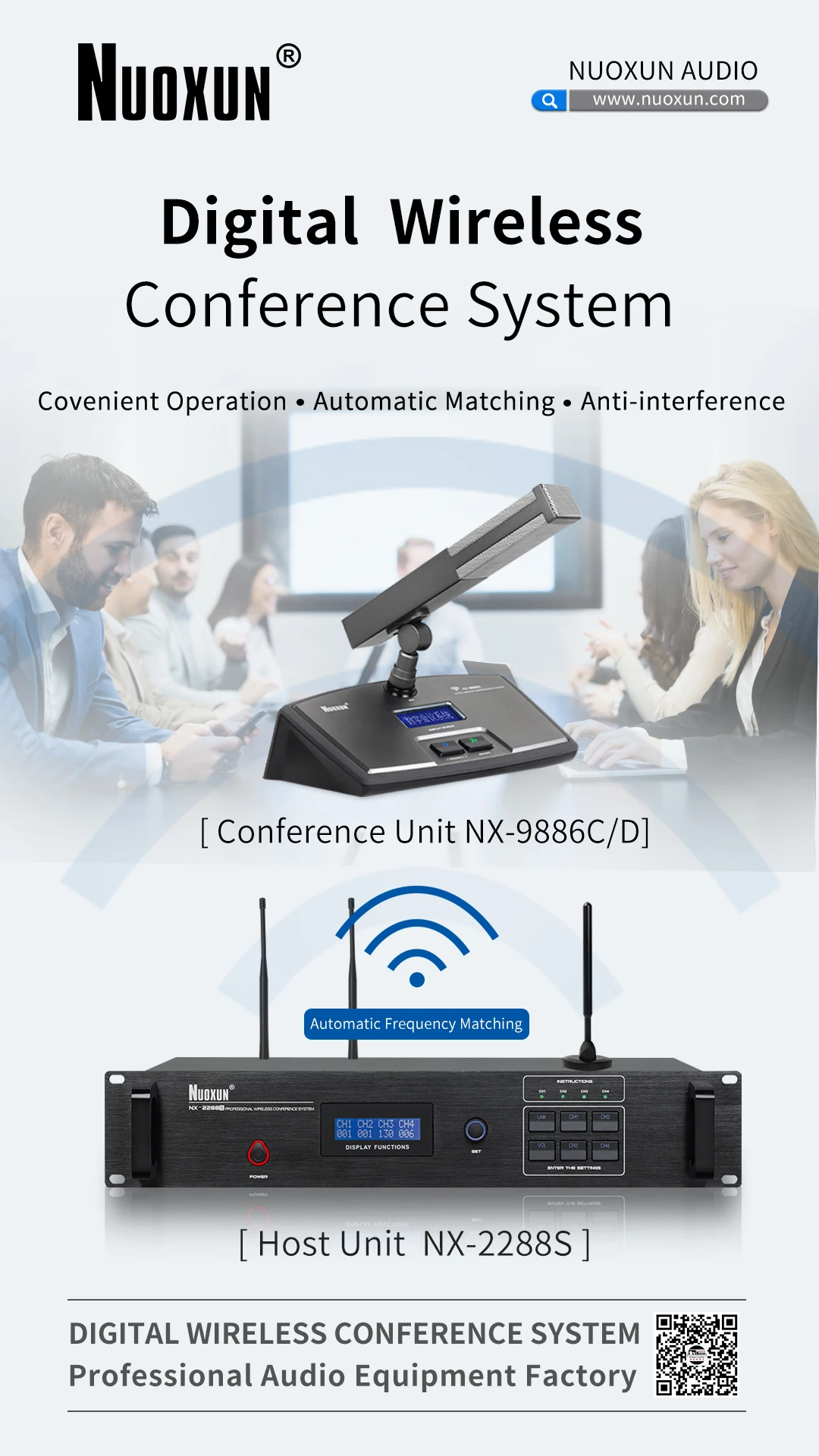 Ab-3000 Antenna Gain Of Uhf Digital Wireless Conference System Wifi ...