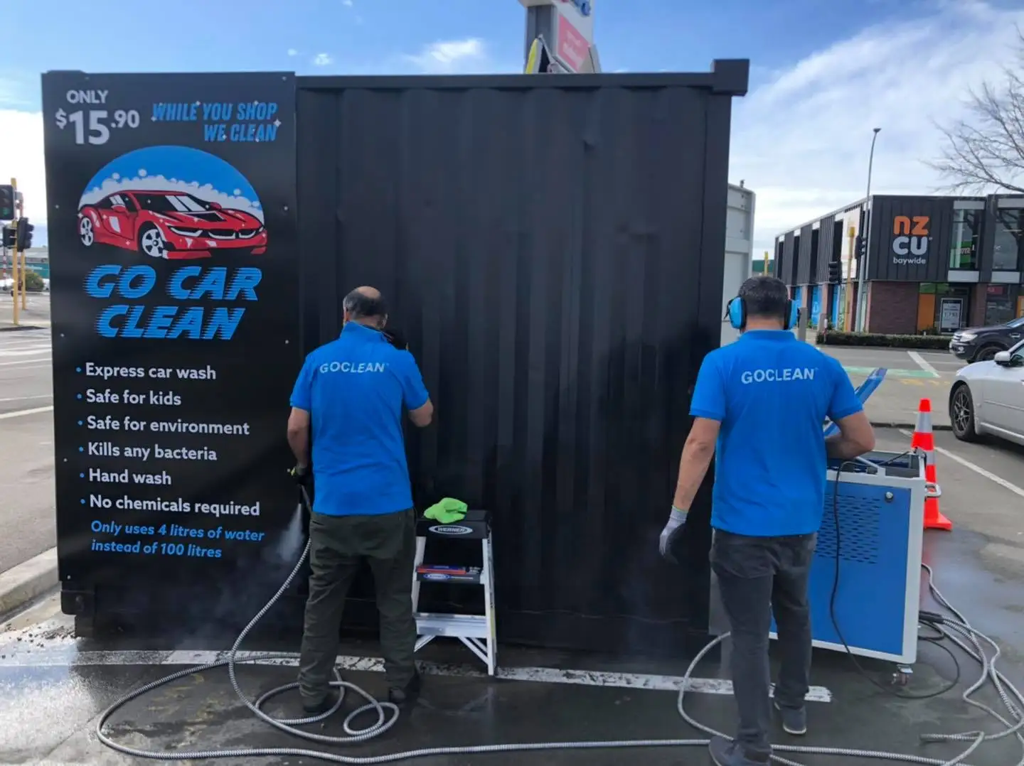 Улучшенная мобильная портативная Паровая мойка GOCLEAN 5 л/машина для мытья автомобиля, Паровая мойка для машины
