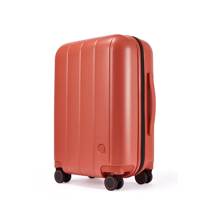 Lightweight New Design Simple Korean Style Trolley Zipper Travel Luggage Bag Wholesale Wheeled Rolling Cabin Luggage Suitcase