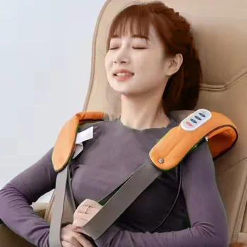 2024 Best Selling Infrared Neck Shoulder Support Massager Shawl Deep Tissue Vibrating Massager  Gift for Ladies Cervical Pain