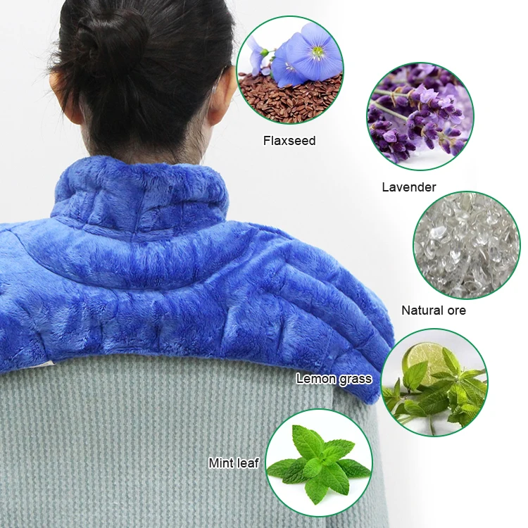 Hot Cold Compression Therapy Microwavable Heating Pad Beads Pain Relief