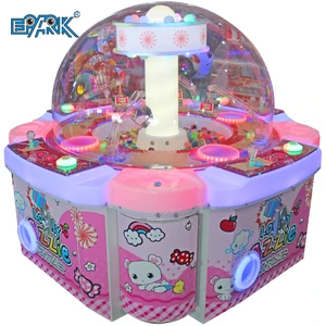 Pink Cute Candy Arcade Claw Machine Coin Operated 4-Player Gift Vending Machine for Sale Made of Durable Metal