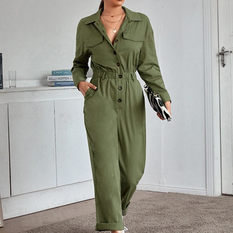 Pantalones cargo de color verde para mujer | FASHIOLA.es