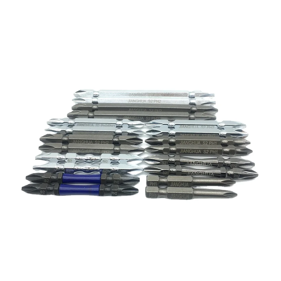 Jianghua Manufacturer High Quality Taiwan S2 Material Good Hand Power Impact Screwdriver Driver Bit Set Buy Phillips Screw Driver Bits Double Head Screw Driver Bits Torx Screwdriver Bits Product On Alibaba Com