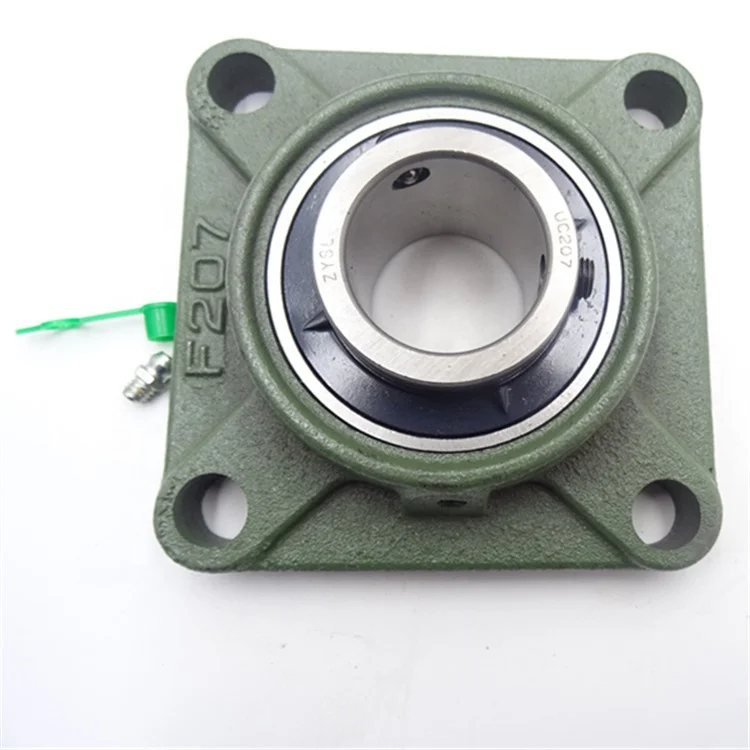Supporto Cuscinetto A Cuscino UCP207-22 Jsb Great Bearings - Foro 1-3/8" Base Solida E Doppia Tenuta