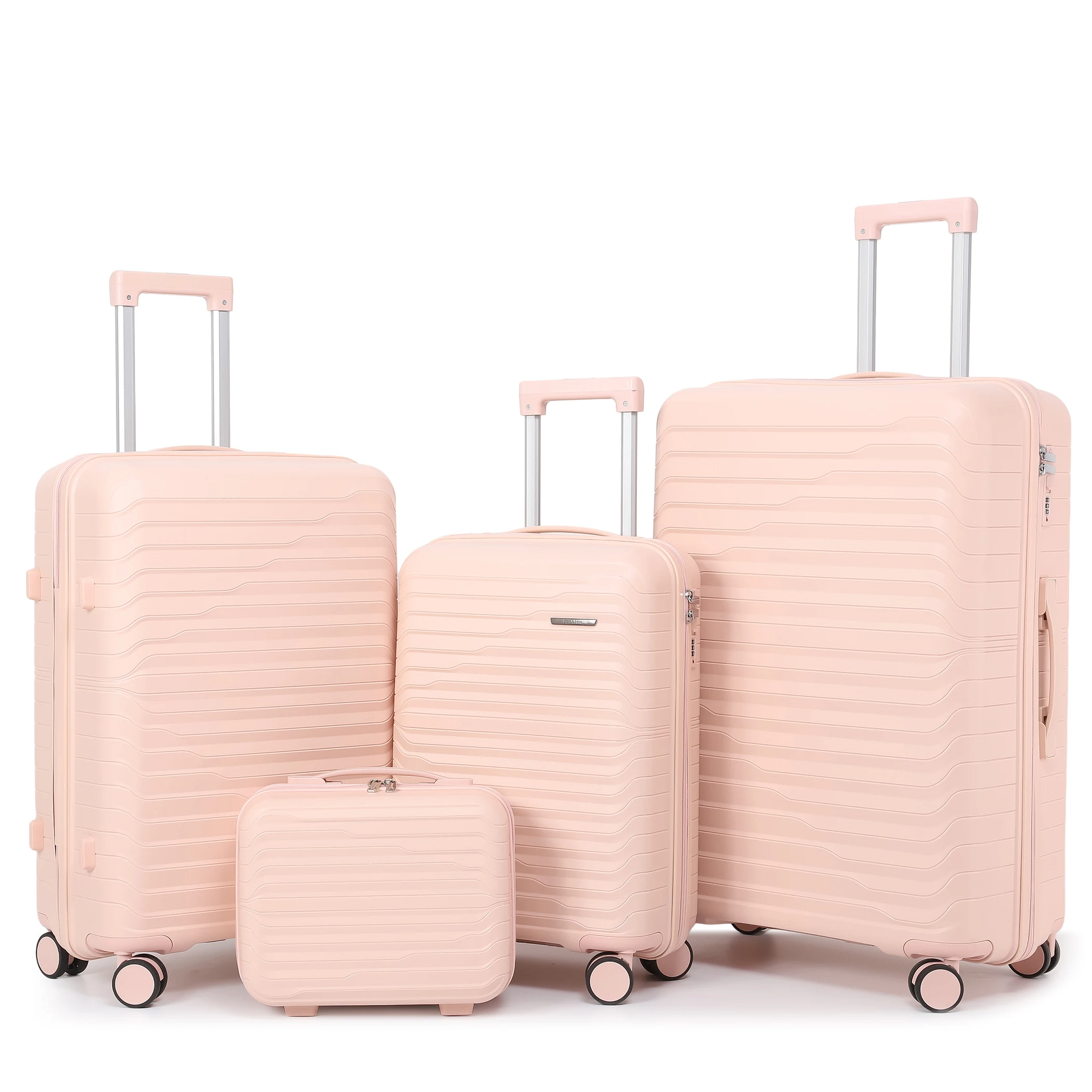 Brands Multifunction Durable Wear-Resistant New Design Large Capacity Professional Sets Luxury Travel Pp Suitcase