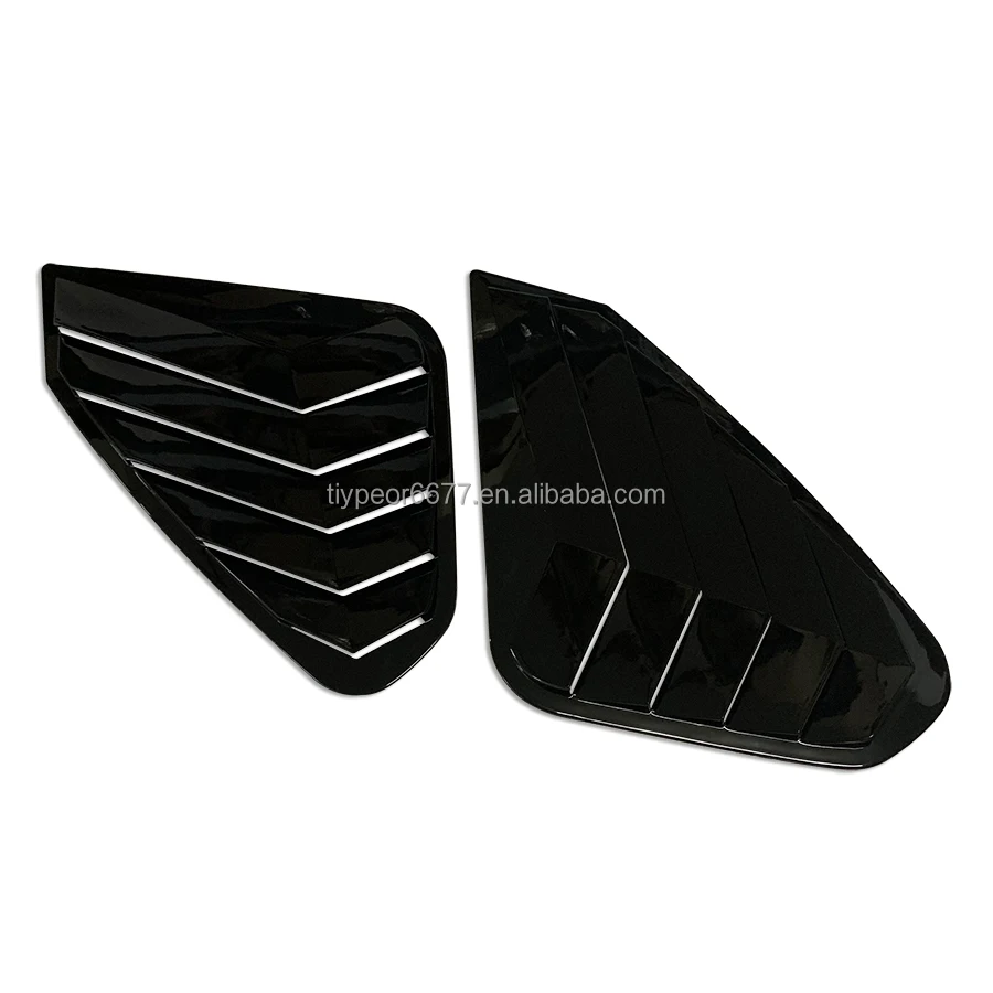 product tiypeor car window cover for toyota rav4 2020   2023 exterior rear side window louver black  auto car accessories 2021 2022-11