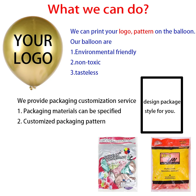 Ama-zon Partners Factory 5 10 12 Inch 2.8g 2.2g Latex Balloons Wholesale Inflatable Custom Helium Party Decoration Balloons
